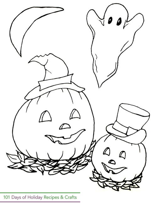 Exclusive Printable Halloween Coloring Page