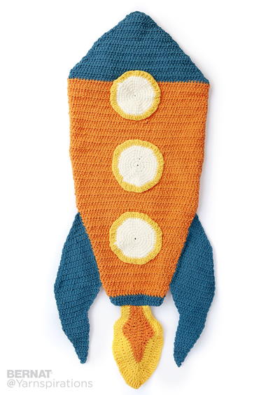 Blast Off Crochet Snuggle Sack Blast Off Crochet Snuggle Sack