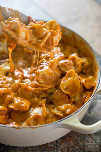 Two Timin Tortellini Sausage Two Timin' Tortellini & Sausage