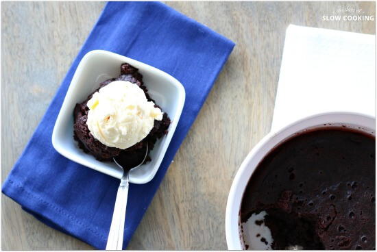 Easy Slow Cooker Nutella Brownie Pudding Easy Slow Cooker Nutella Brownie Pudding