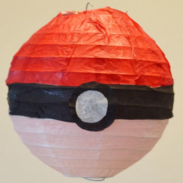 Pokemon PokeBall Paper Lantern Project Pokemon PokeBall Paper Lantern Project