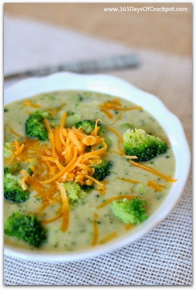 Slow Cooker Broccoli Cheddar Soup Slow Cooker Broccoli Cheddar Soup