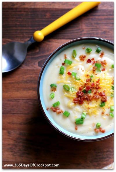Slow Cooker Creamy Cauliflower and Potato Soup Slow Cooker Creamy Cauliflower and Potato Soup