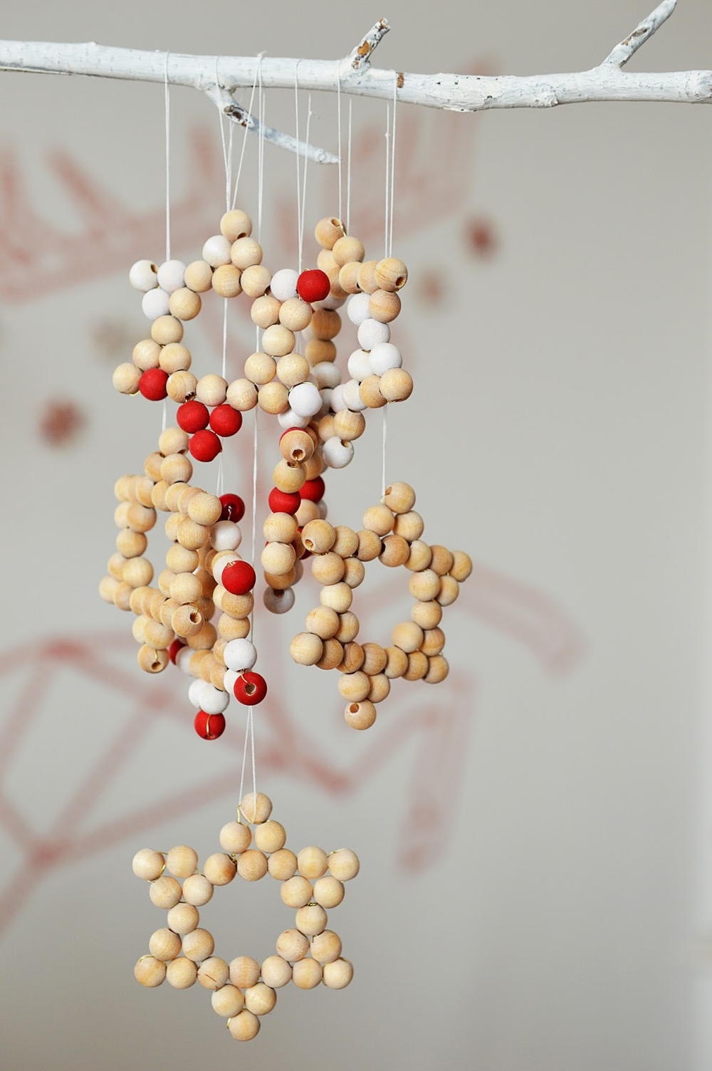 Beaded Star DIY Christmas Ornaments | AllFreeHolidayCrafts.com