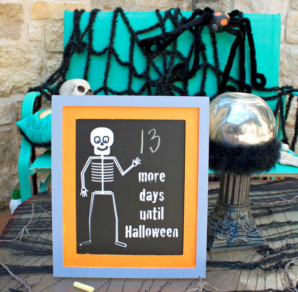 Halloween Countdown Chalkboard Halloween Countdown Chalkboard