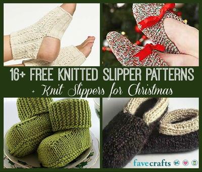 16 Free Knitted Slipper Patterns Knit Slippers for Christmas 16 Free Knitted Slipper Patterns Knit Slippers for Christmas