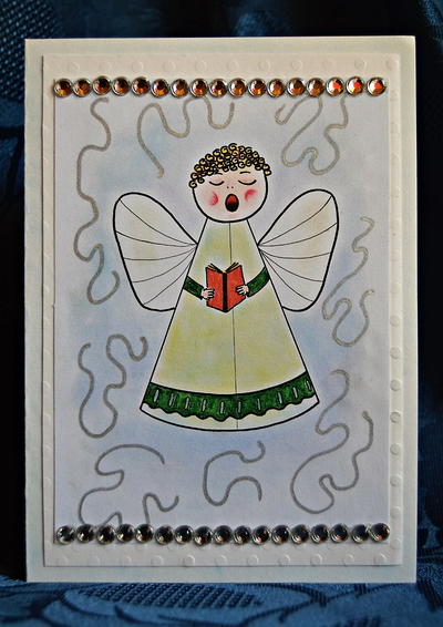 Angel-a-Singing DIY Christmas Card Angel-a-Singing DIY Christmas Card