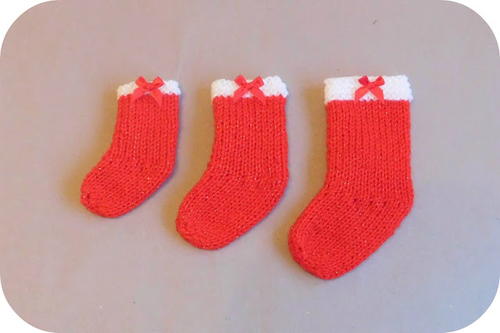 Little Christmas Stockings Knitting Pattern