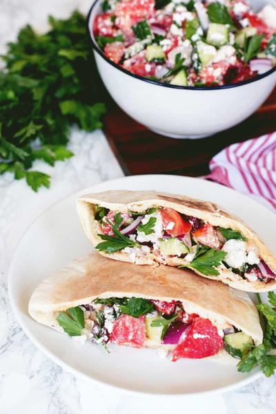 Mediterranean Pita Pockets Mediterranean Pita Pockets