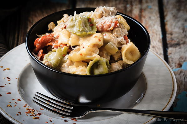 One Pot Turkey Mushroom Tortellini One Pot Turkey Mushroom Tortellini