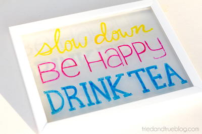 Drink Tea Coloring Page