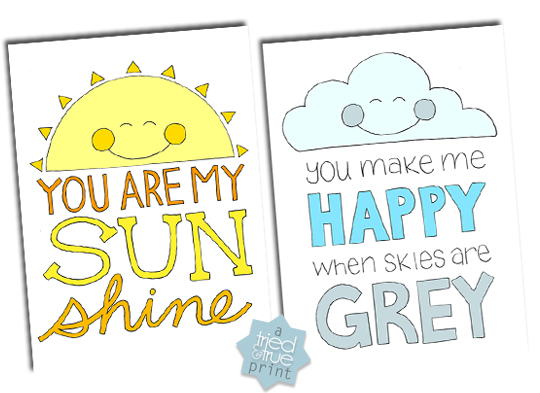 You Are My Sunshine Coloring Pages