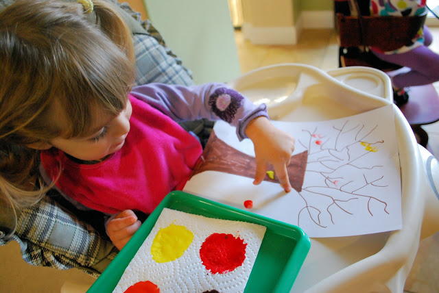 Fun Fall Tree Fingerprint Art Fun Fall Tree Fingerprint Art