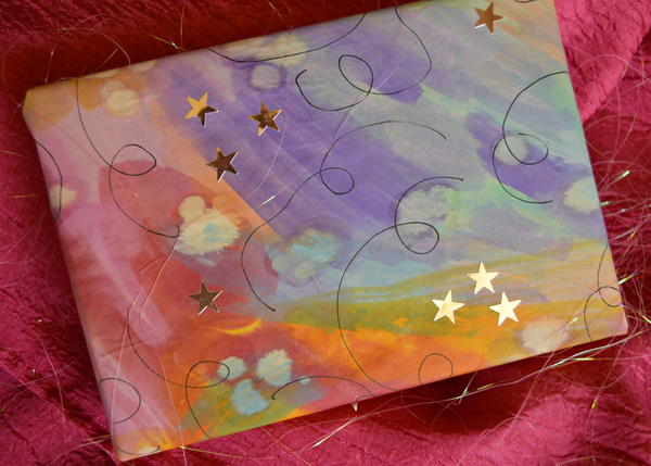 Expressive Art Christmas Gift Wrap Expressive Art Christmas Gift Wrap