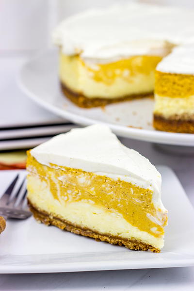 Pumpkin Swirl Cheesecake