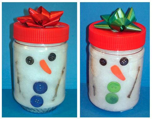 Stuffed Snowman Jar Craft for Kids Stuffed Snowman Jar Craft for Kids