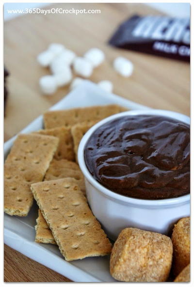 Slow Cooker Smores Fondue Recipe Slow Cooker Smores Fondue Recipe