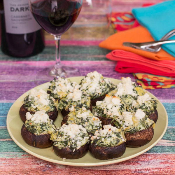 Artichoke Spinach Dip Stuffed Mushrooms Artichoke Spinach Dip Stuffed Mushrooms