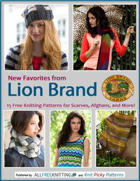 New Favorites from Lion Brand: 15 Free Knitting Patterns for Scarves, Afghans and More Free eBook
