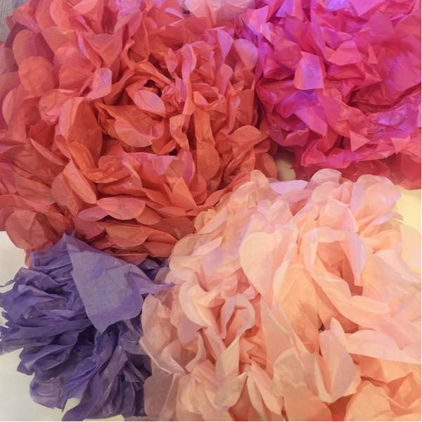 Giant Pom Pom Flowers Giant Pom Pom Flowers