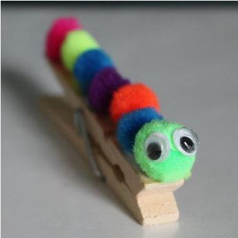 Fun Clothespin Caterpillar Craft Fun Clothespin Caterpillar Craft