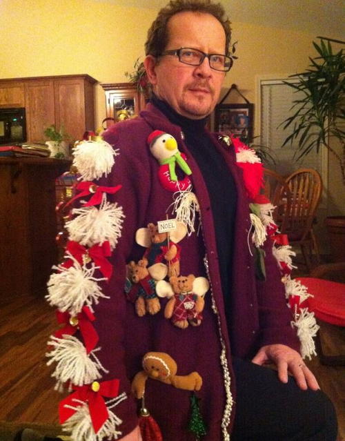 Deck the Arms Homemade Ugly Christmas Sweater Deck the Arms Homemade Ugly Christmas Sweater