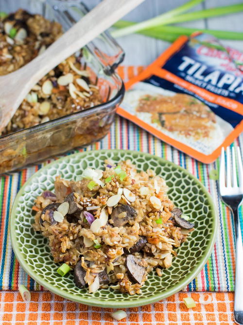 Teriyaki Tilapia Casserole Teriyaki Tilapia Casserole