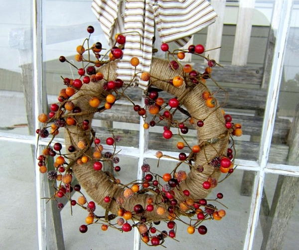 Twine and Berry Fall Wreath Twine and Berry Fall Wreath