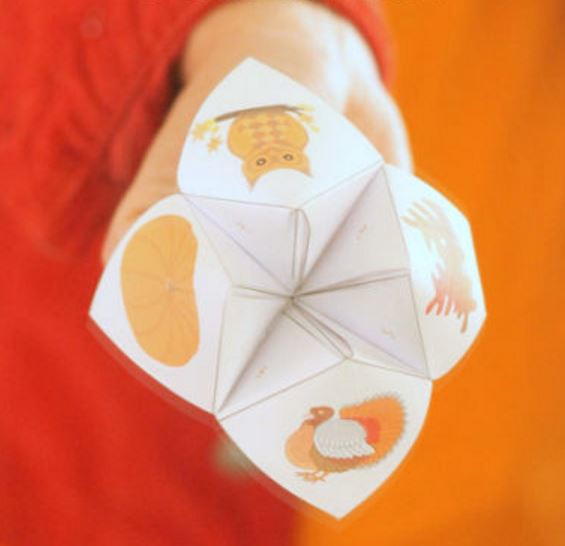 Free Printable Thanksgiving Cootie Catcher Free Printable Thanksgiving Cootie Catcher