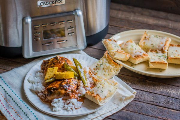 Slow Cooker Sweet and Spicy Chicken with Veggies Slow Cooker Sweet and Spicy Chicken with Veggies