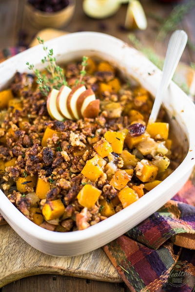 Roasted Butternut Squash and Apple Casserole Roasted Butternut Squash and Apple Casserole