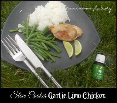 Slow Cooker Garlic Lime Chicken