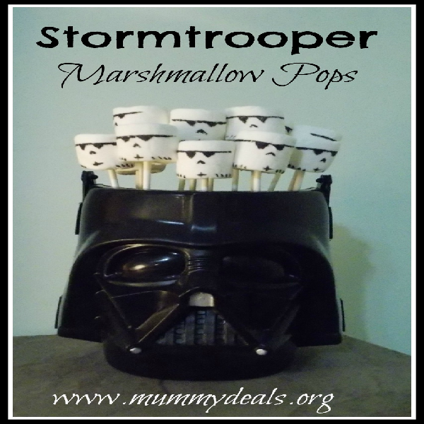 Stormtrooper Marshmallow Pops Stormtrooper Marshmallow Pops