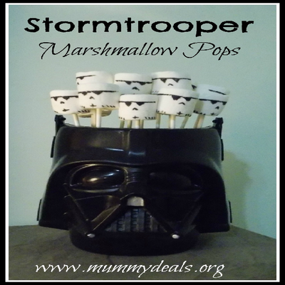 Stormtrooper Marshmallow Pops
