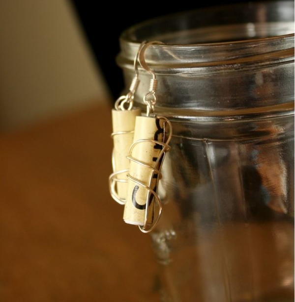 Paper Bead Earrings Paper Bead Earrings