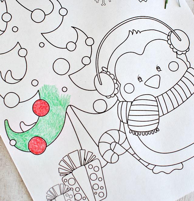 Assorted Christmas Coloring Pages