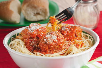 Potluck Spaghetti and Meatballs