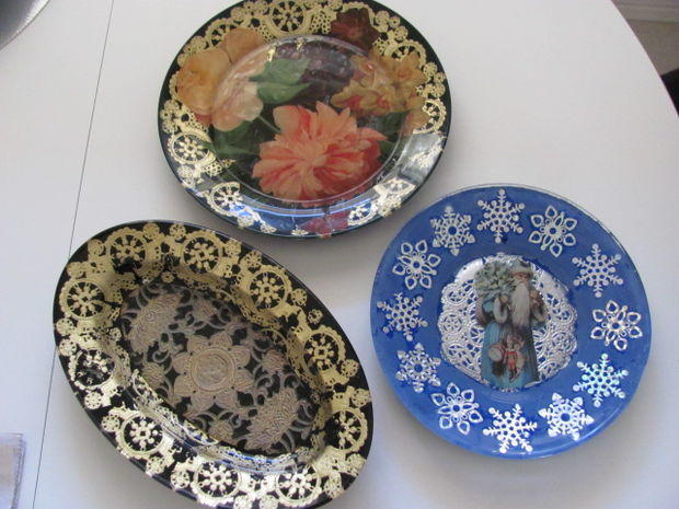 DIY Glass Plate Decoupage DIY Glass Plate Decoupage
