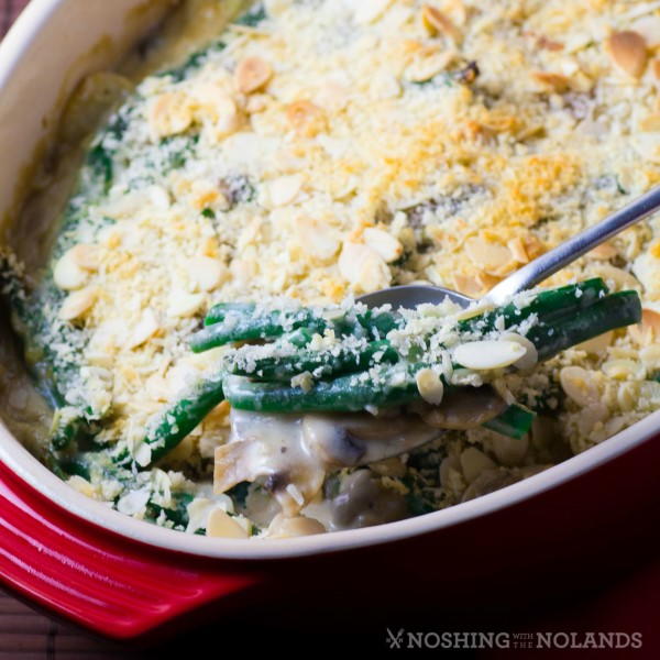 Healthier Lightened-Up Green Bean Casserole Healthier Lightened-Up Green Bean Casserole