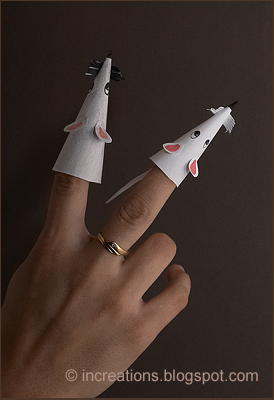 Mouse Finger Puppet Craft Mouse Finger Puppet Craft