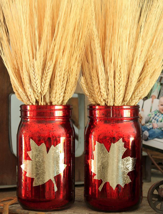 Metallic Foil Jar Decorations Diyideacenter Com