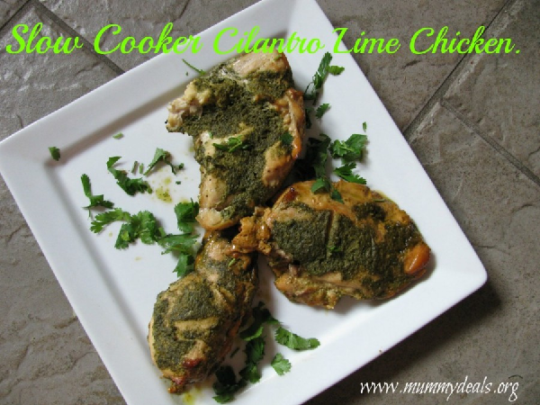 Slow Cooker Cilantro Lime Chicken Slow Cooker Cilantro Lime Chicken