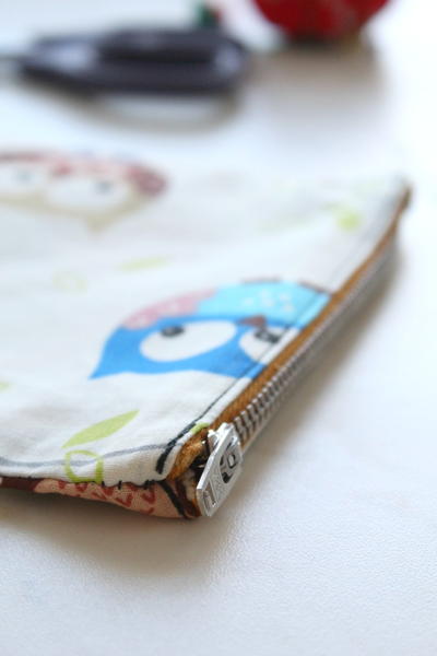 Lined Zipper Pouch Tutorial