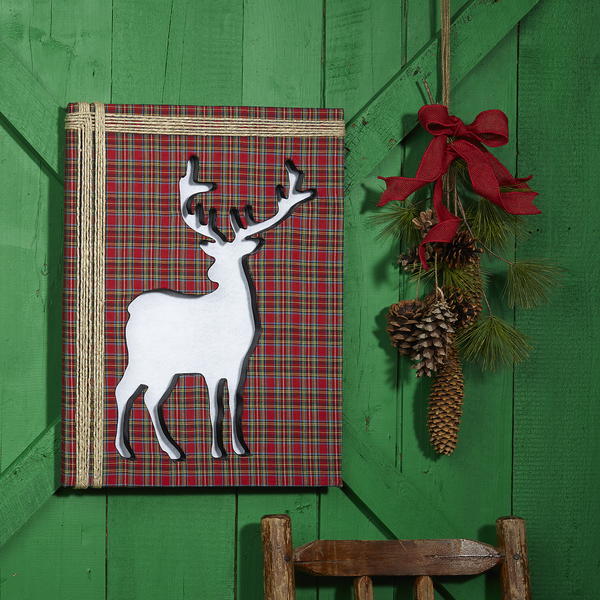 Plaid Deer Wall Art Plaid Deer Wall Art