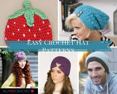 29 Easy Crochet Hats