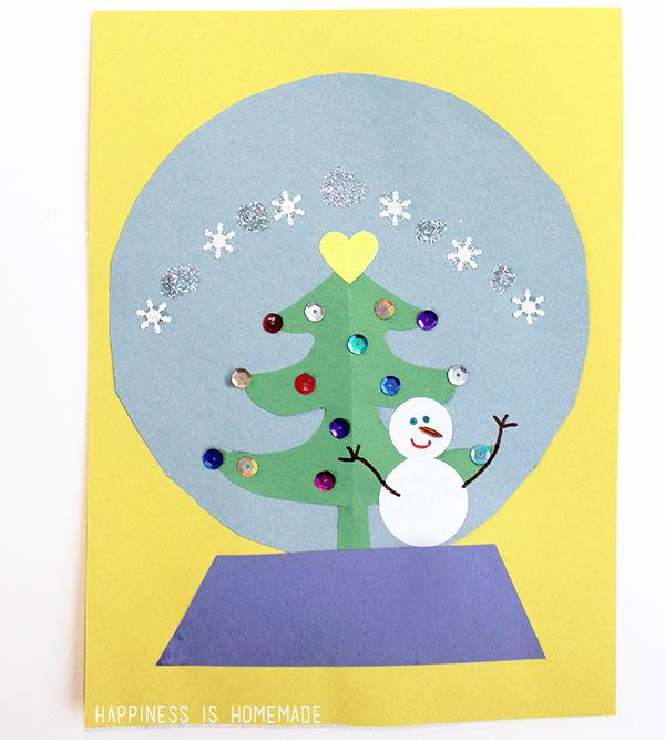 Chilly Snow Globe Winter Craft Chilly Snow Globe Winter Craft