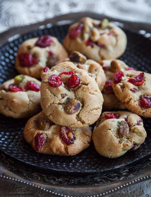 Pistachio Cranberry Cookies