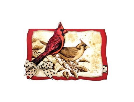 Coffee Art Cardinal Christmas Card Coffee Art Cardinal Christmas Card