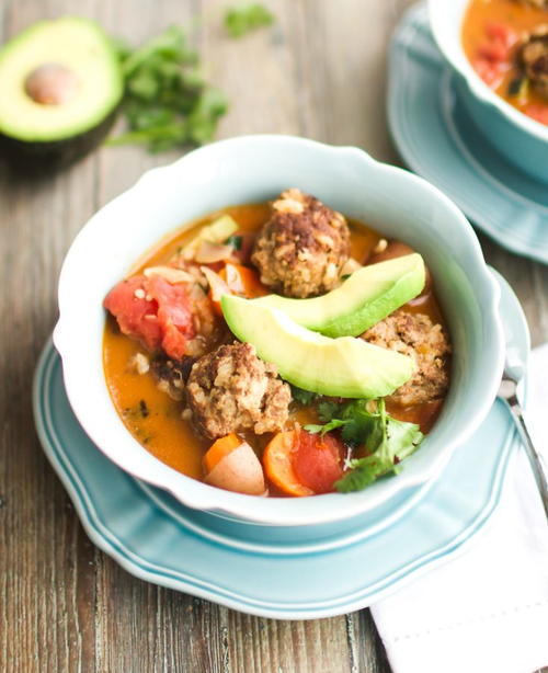 Restaurant-Style Albondigas Soup Restaurant-Style Albondigas Soup