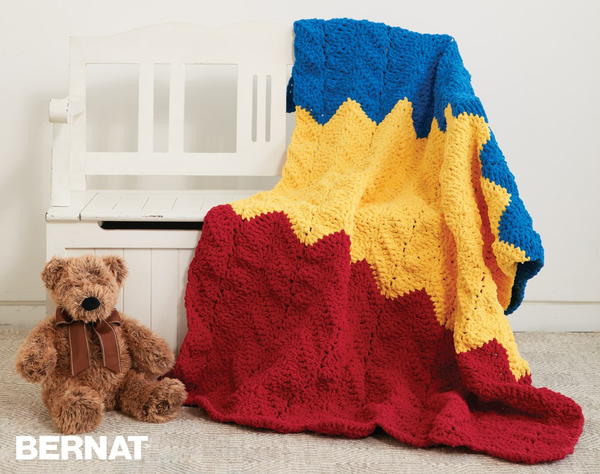 Easy as 1-2-3 Ripple Blanket Easy as 1-2-3 Ripple Blanket